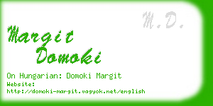 margit domoki business card